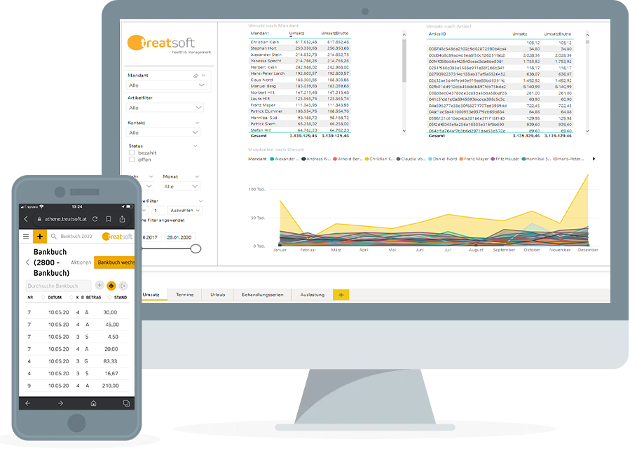 Buchhaltungsoftware für Physiotherapeuten