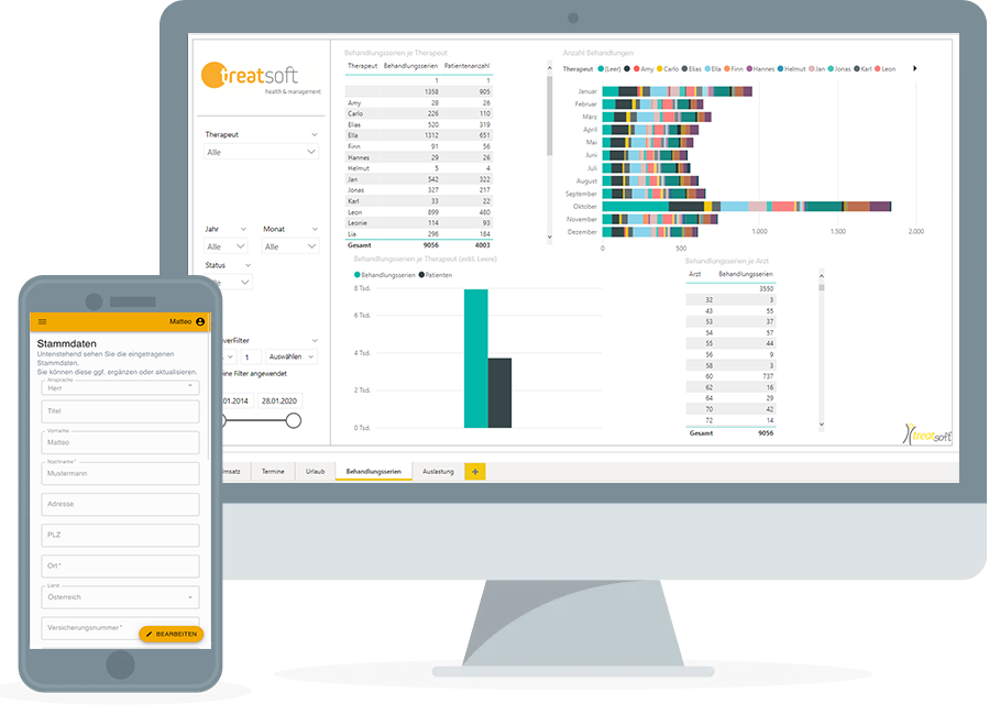 Physiotherapie Dokumentation