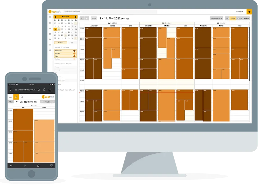 Terminplan für TCM-Praxen